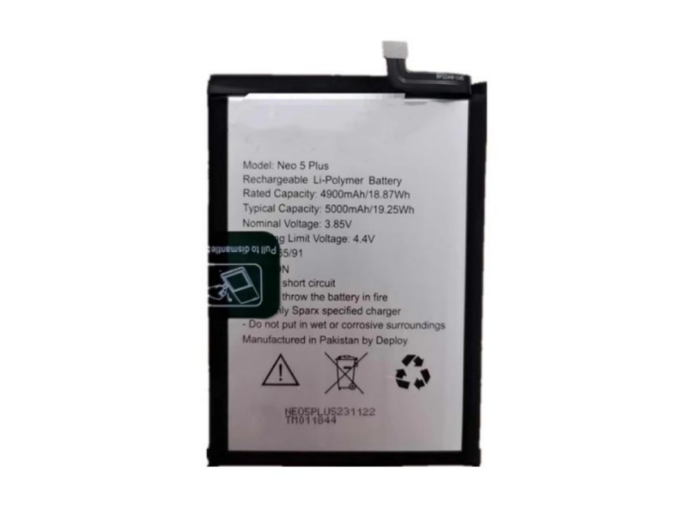 SPARX Neo_5_Plus Batería