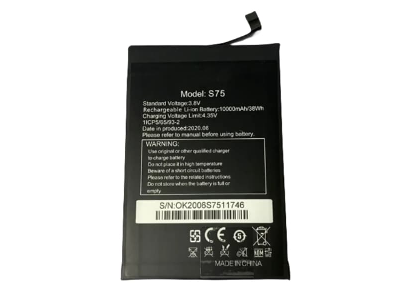OUKITEL S75 Batería