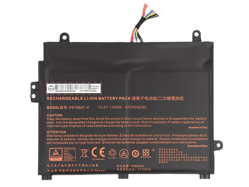 CLEVO P970BAT-4 Batería