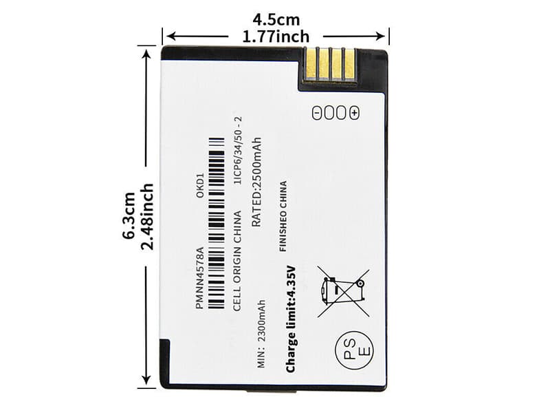 MOTOROLA PMNN4578A(BT110) Batería