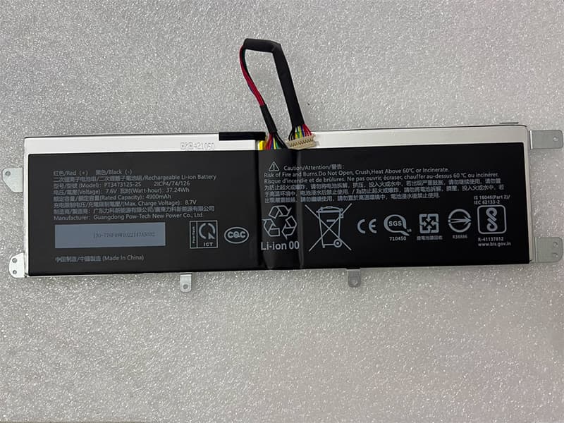 SONY PT3473125-2S Batería