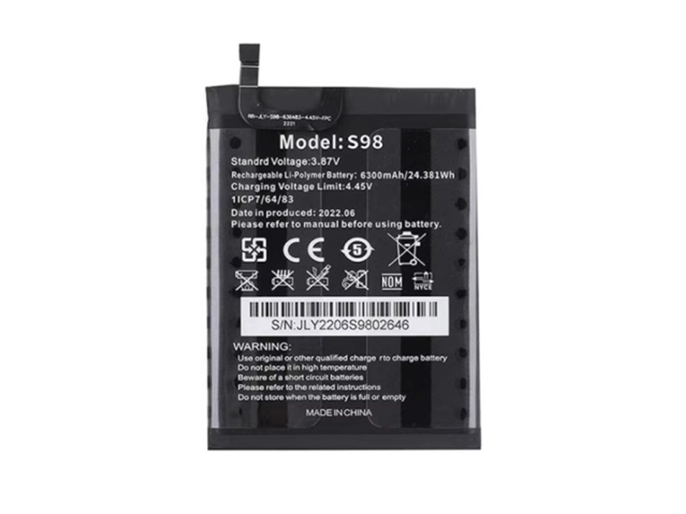 OUKITEL S98 Batería