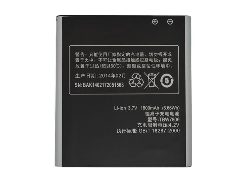 K_TOUCH TBW7809 Batería