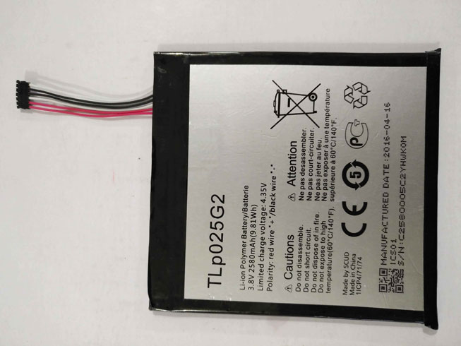 Alcatel TLp025G2 Batería