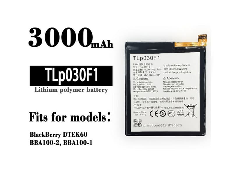 ALCATEL TLP030F1 Batería