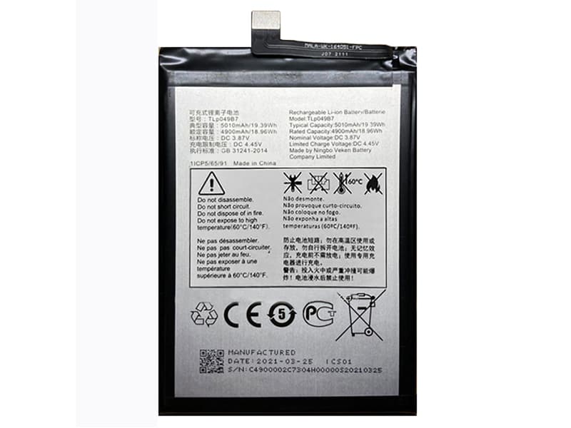 ALCATEL TLP049B7 Batería
