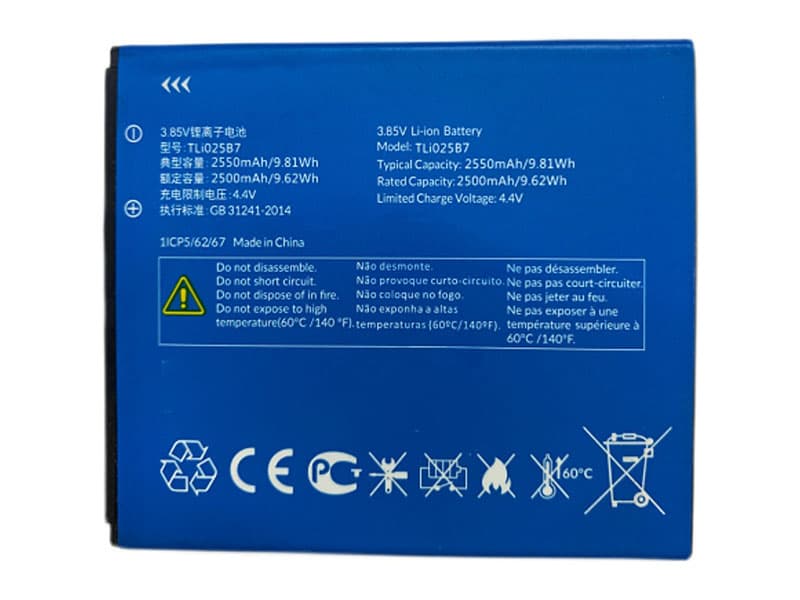 ALCATEL TLi025B7 Batería
