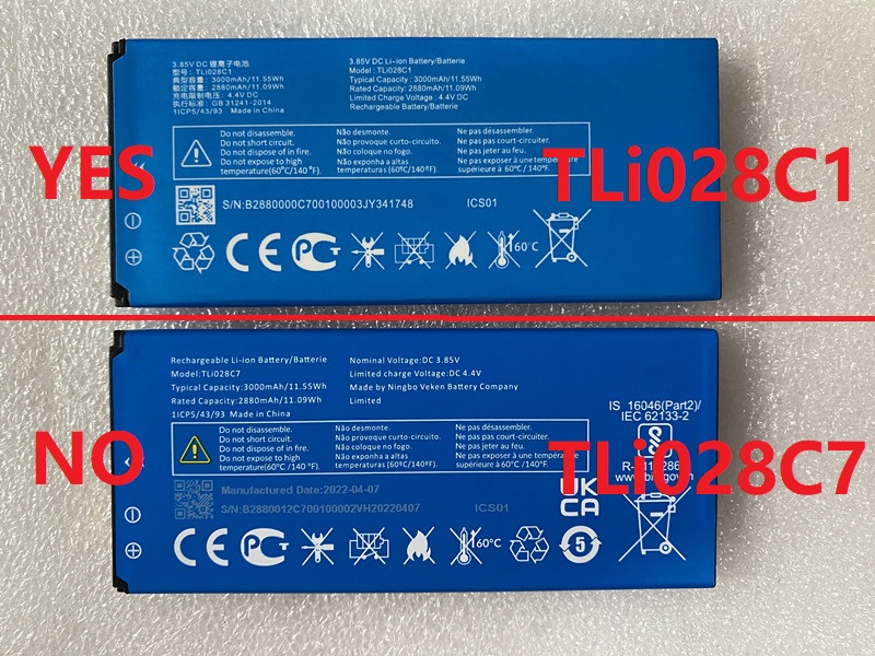 ALCATEL TLi028C1 Batería