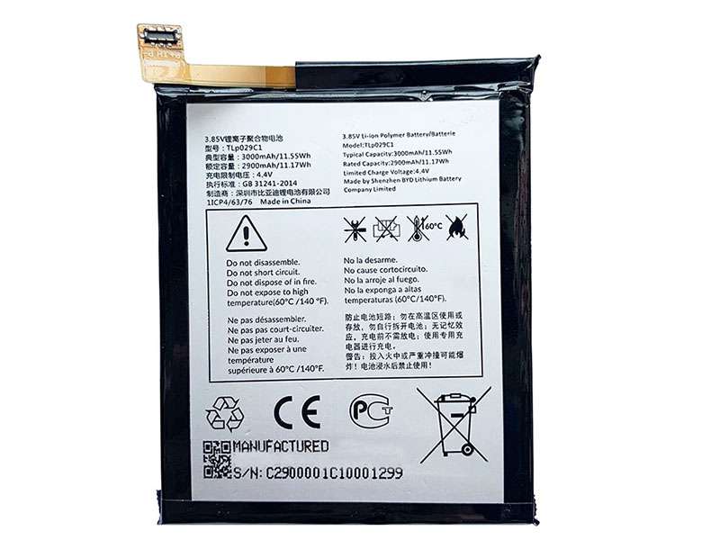 Alcatel TLp029C1 Batería
