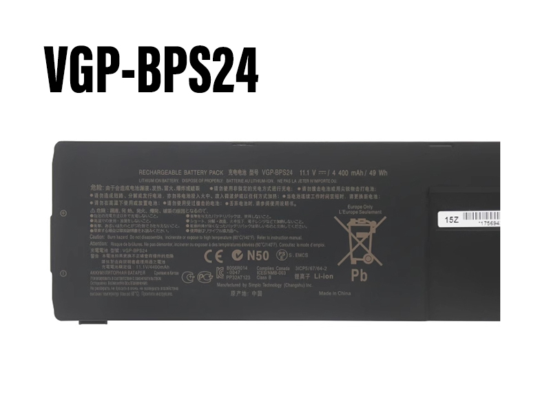 SONY VGP-BPS24 Batería