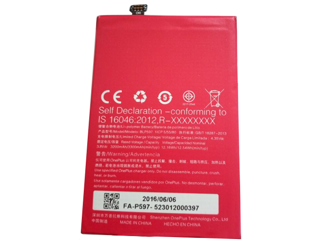 OnePlus BLP597 Batería
