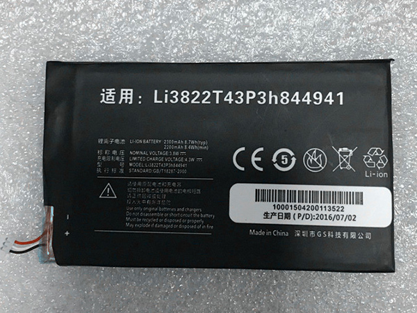 ZTE LI3822T43P3H844941 Batería