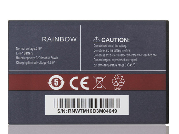 Cubot Rainbow Batería