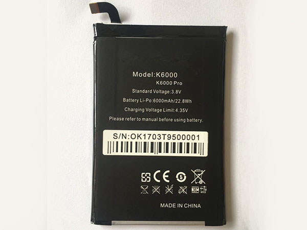 oukitel K6000 Batería