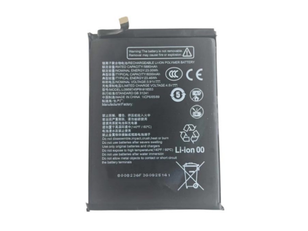 ZTE Li3959T45P8h916553 Batería
